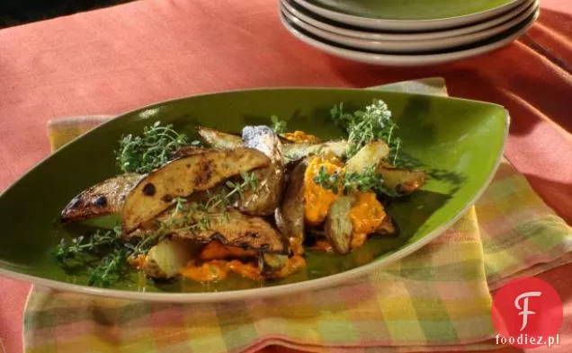 Grillowane Frytki stekowe z cytrusowo-tymiankowym Aioli