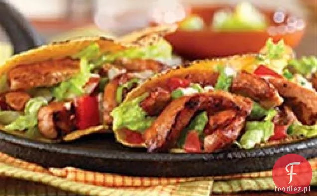 Miód i przyprawa Sautéed wieprzowe ręcznie Tacos