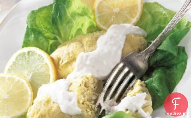 Wędzona Sieja Gefilte ryba w sosie cytrynowo-chrzanowym