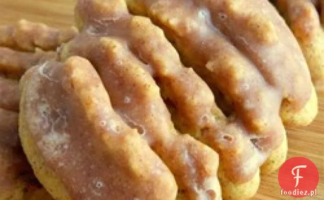 Iced Spiced Pumpkin Spritz Cookies