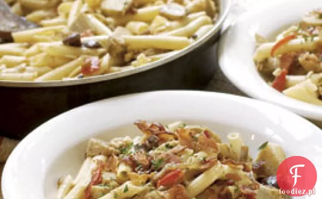 Penne Z Karczochami I Fetą