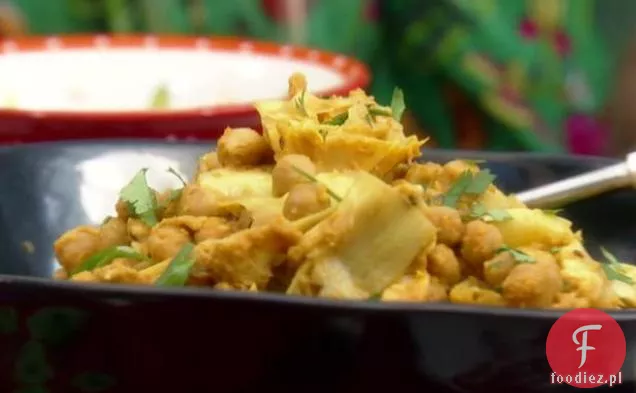 Masala z ciecierzycy i karczocha