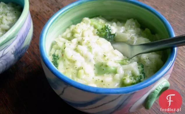 Risotto Z Brokułami I Cheddarem