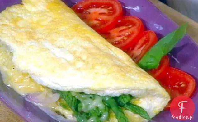 Omlet ze szparagami, Gruyere i estragonem
