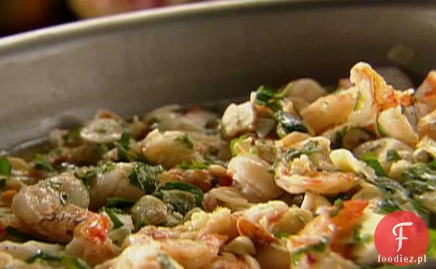 Krewetki z opiekanym czosnkiem: Camerones De Ajo