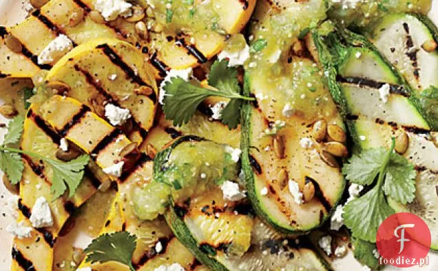 Grillowany Squash i Salsa Verde