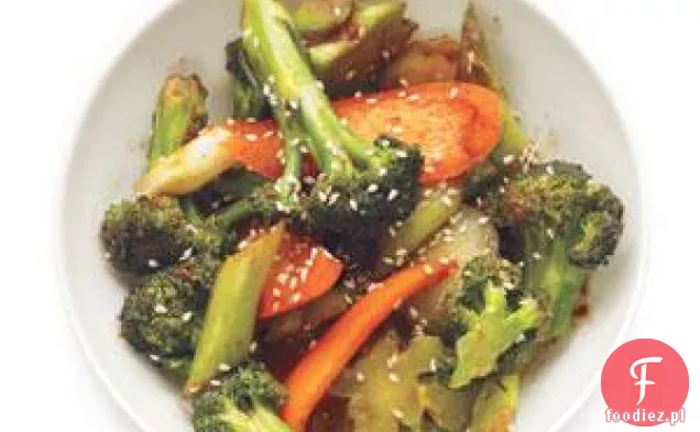 Brokuły i pieprz Stir-fry