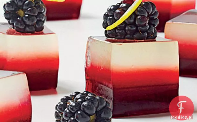 Lemony Blackberry-Wódka Gelées