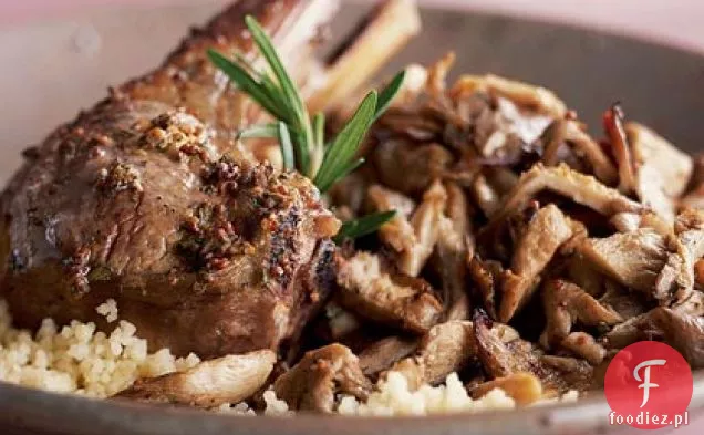 Wiosenne kotlety jagnięce na boczniakach