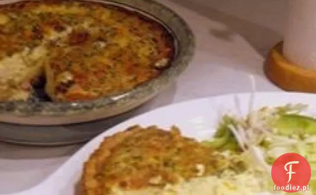 My Guy ' s No Sissy Ham & Cheese Quiche