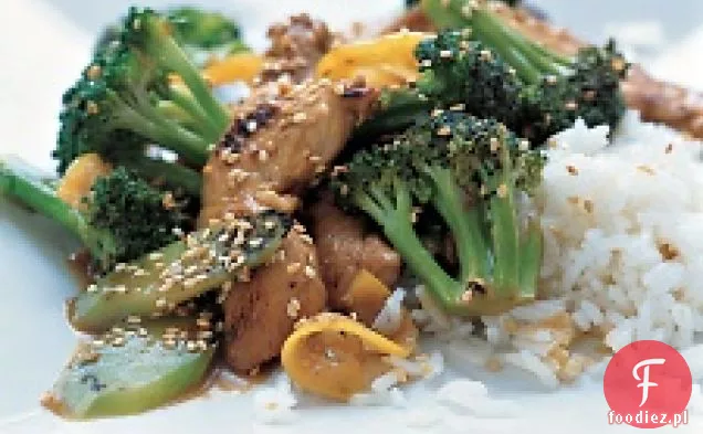 Kurczak, brokuły i cytryna Stir-fry