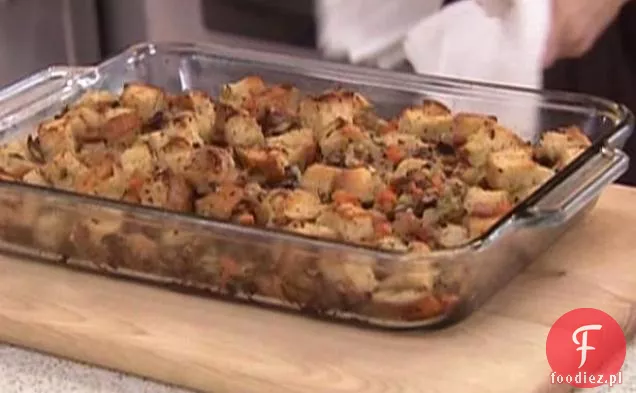Farsz Ciabatta z kasztanami, pieczarkami i pancettą