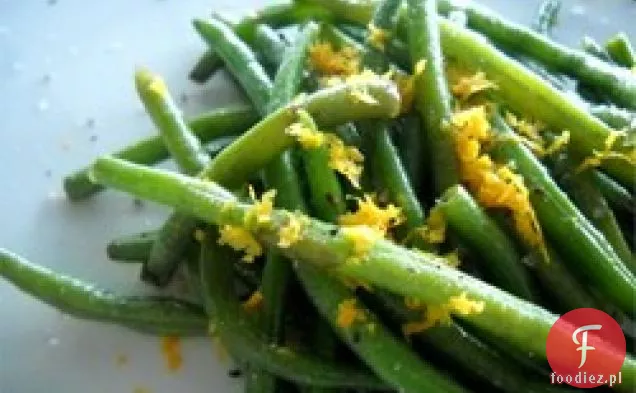 Fasolka Szparagowa Z Pomarańczową Oliwą Z Oliwek