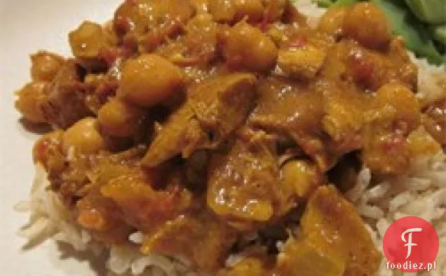 Curry z ciecierzycy i kurczaka