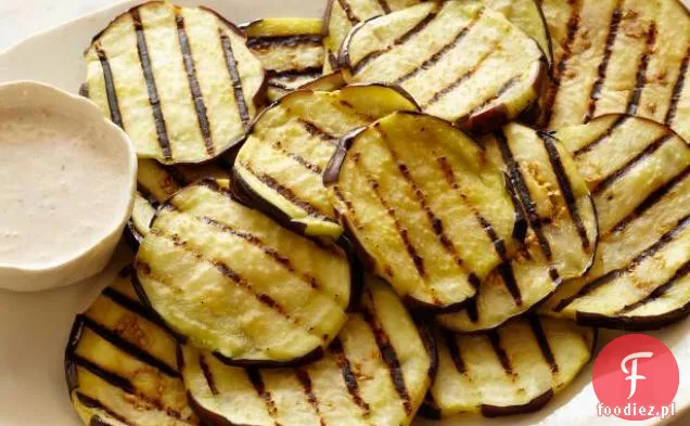 Grillowany bakłażan z jogurtem i miętą