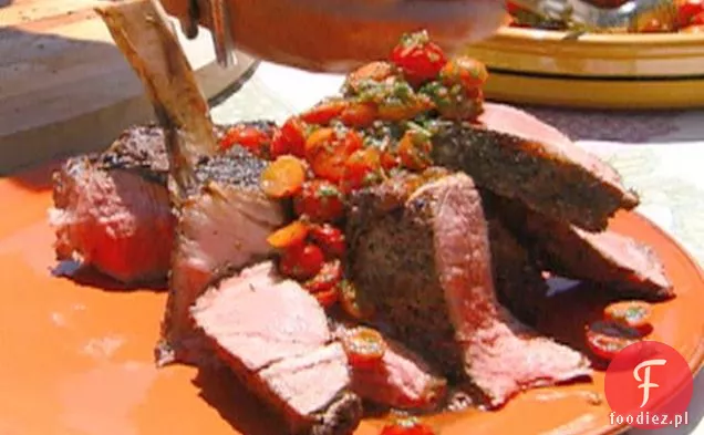 Jan ' s Cowboy Steak with Tomato Relish