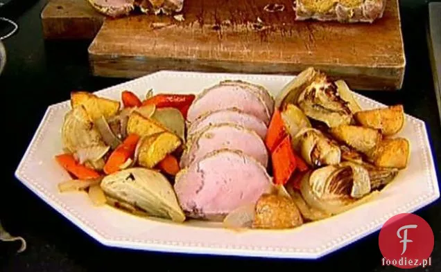 Schab pieczony z koprem włoskim