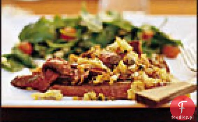 Grillowane steki Rib-Eye z Kaparem i salsą z bułki tartej