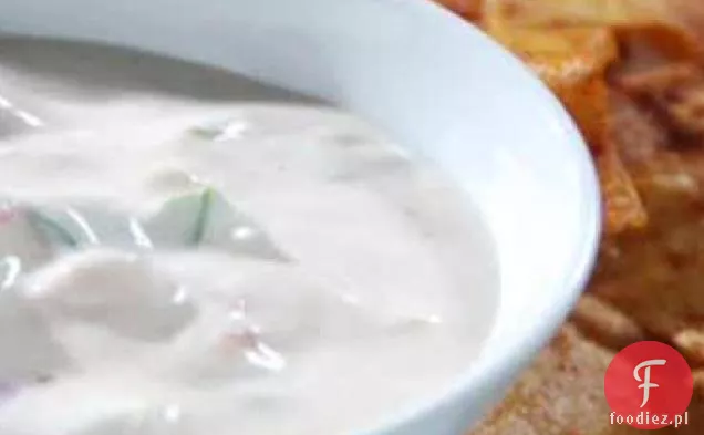 Online Runda 2-kremowy meksykański Dip z przyprawionymi chipsami