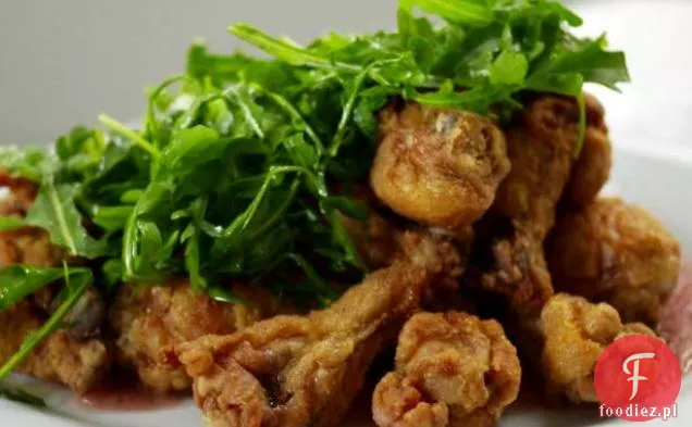 Chrupiący Kurczak z pikantnym gruszkowym sosem żurawinowym