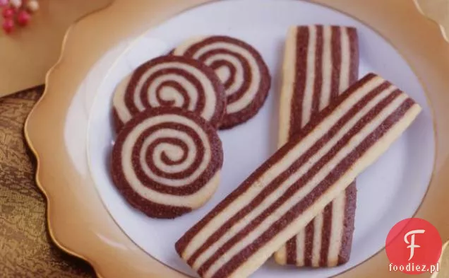 Ciasteczka wstążkowe lub wirowe