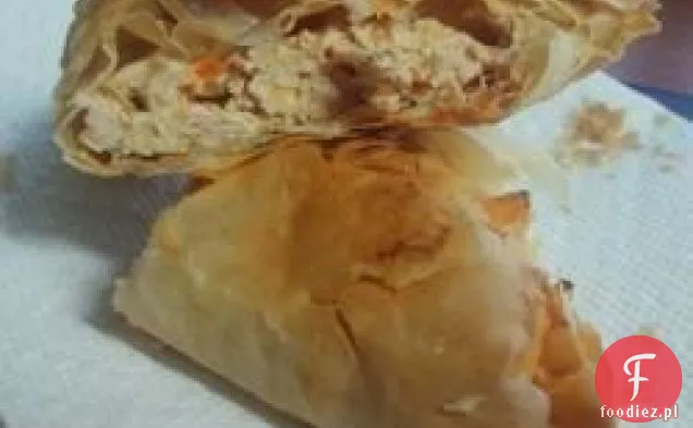 Buffalo Chicken Phyllo Wraps