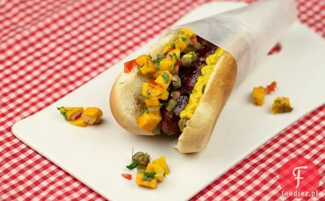 Sweet mango Pickle Relish (Hot Dog Condiment)