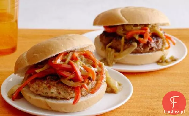 Wołowina i kurczak Fajita burgery: mieć po jednym z każdego