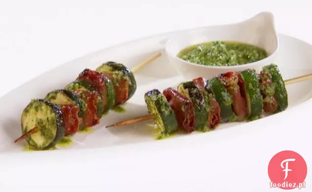 Grillowane szaszłyki z cukinią i Prosciutto