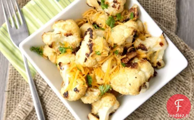 Pieczony Kalafior Czosnkowy