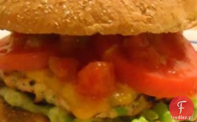 Green Chili Chicken Burgers