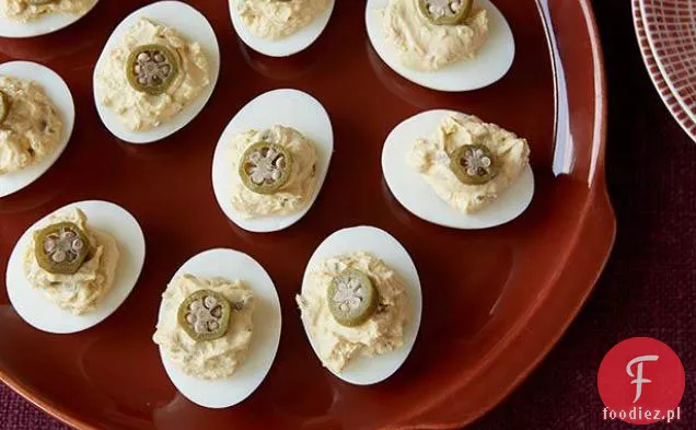 Lżejsze Południowe Deviled Eggs