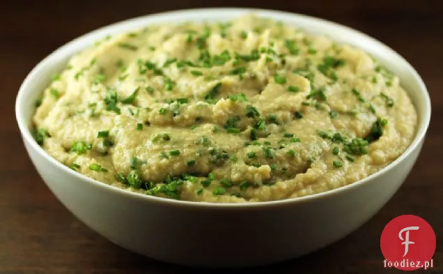 Puree Z Białej Fasoli I Kalafiora Z Porami