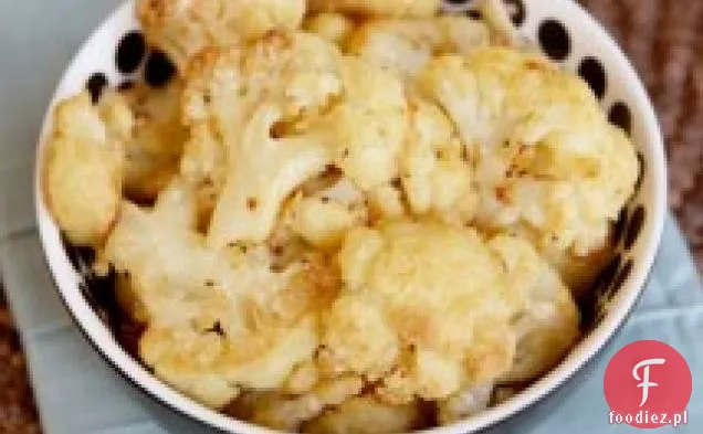 Pieczony czosnek-parmezan kalafior