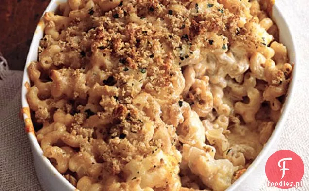 Makaron z serem z kalafiorem