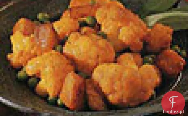 Ziemniaki indyjskie, groch i kalafior
