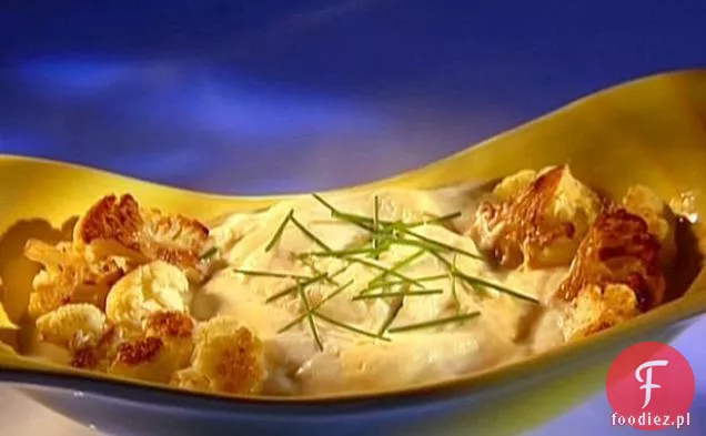 Kalafior pieczony i puree