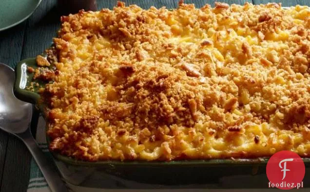 Pieczony makaron z serem