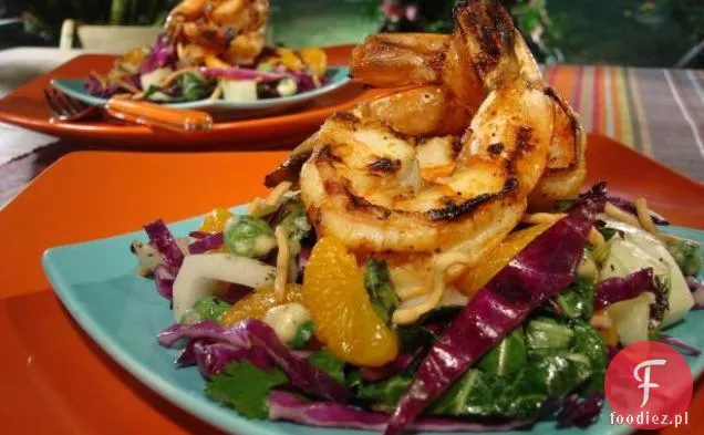 Grillowane Tajskie Chile Krewetki Czosnkowe