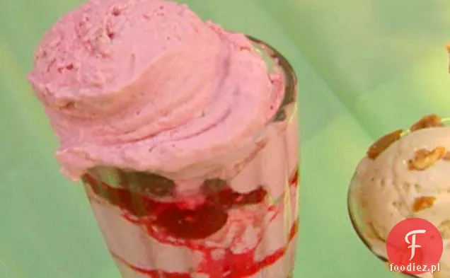 Lody Malinowe Stracciatelle