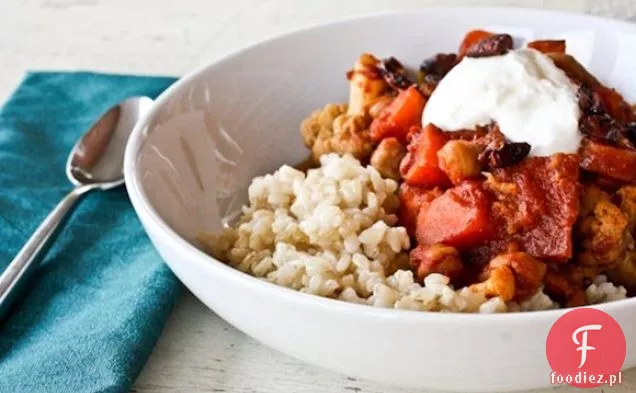 Kalafior Crockpot Curry Ciecierzyca