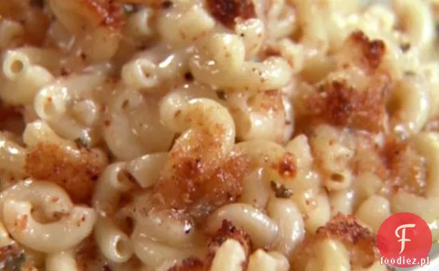 Makaron z masłem szałwiowym i 4 Serki