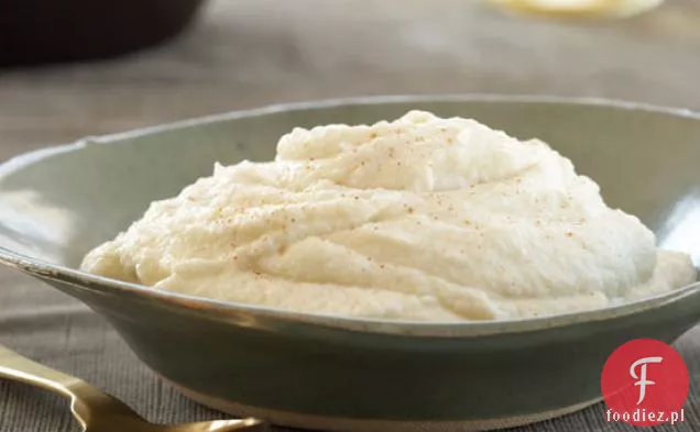 Gorący, Maślany Puree Z Kalafiora