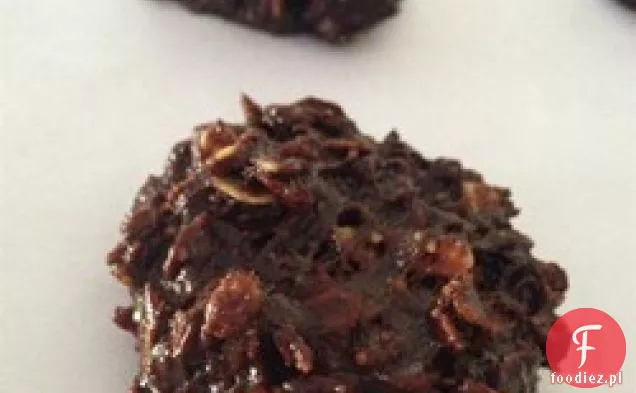 No Bake Czekoladowe Ciasteczka Owsiane