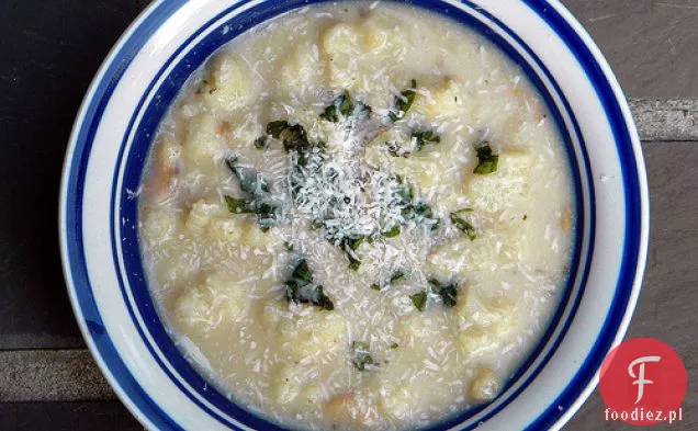 Zupa Z Białej Fasoli, Kalafiora I Boczku