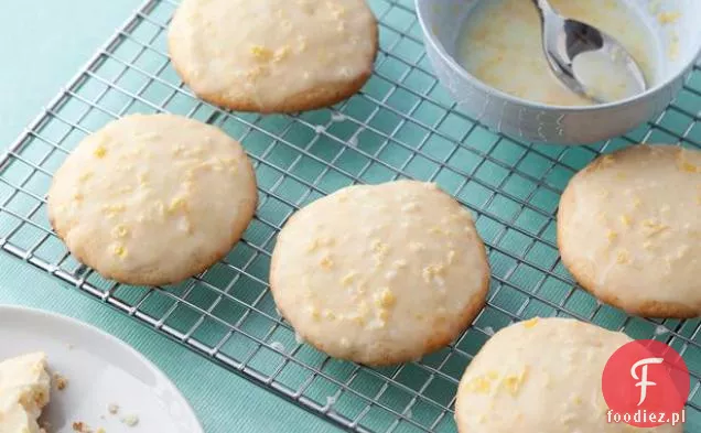 Ciasteczka cytrynowe Ricotta z cytrynową glazurą