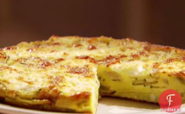 Frittata z cukinią i kozim serem