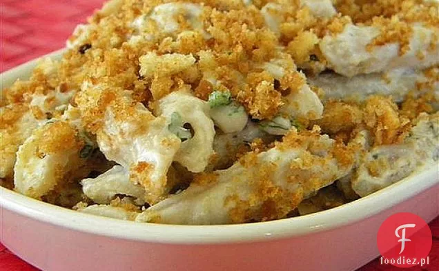 Makaron Krem Z Kalafiora Ricotta Z Bułką Tartą Czosnkową