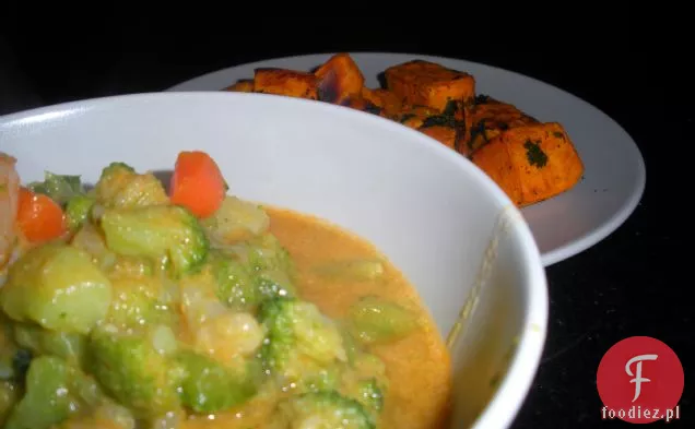 Curry Z Krewetkami I Warzywami
