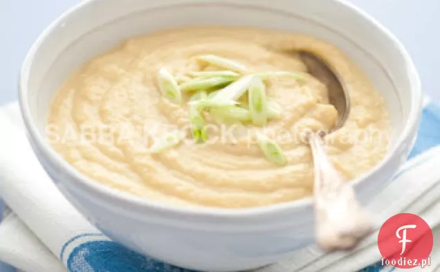 Zupa Z Kalafiora I Pieczonego Czosnku